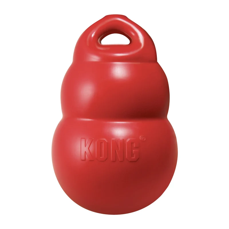 KONG Bounzer – Federleichtes Hundespielzeug mit Extra-Sprungkraft für aktive Hunde & Welpen