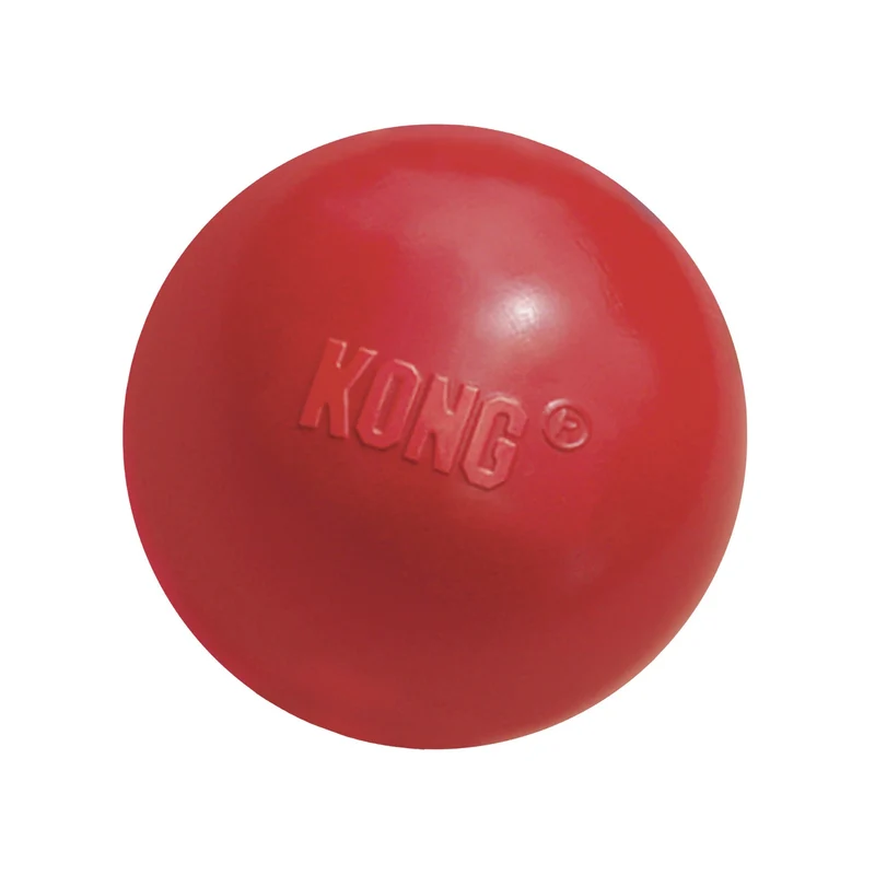 KONG Ball – Unzerstörbares Premium-Hundespielzeug aus Naturkautschuk für starke Kauer, Apportieren & mentale Auslastung