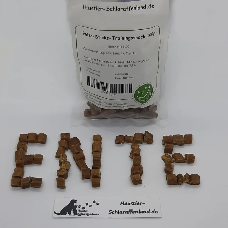 Enten-Sticks-Trainingssnack