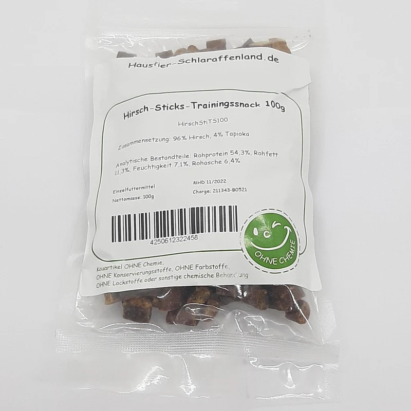 Hirsch-Sticks-Trainingssnack