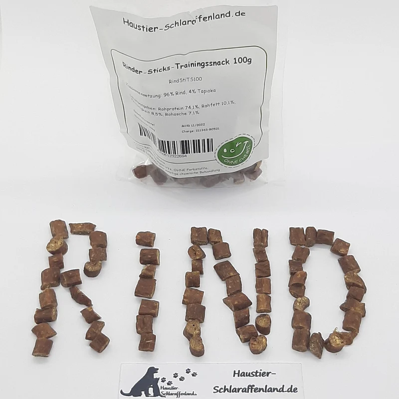 Rinder-Sticks-Trainingssnack