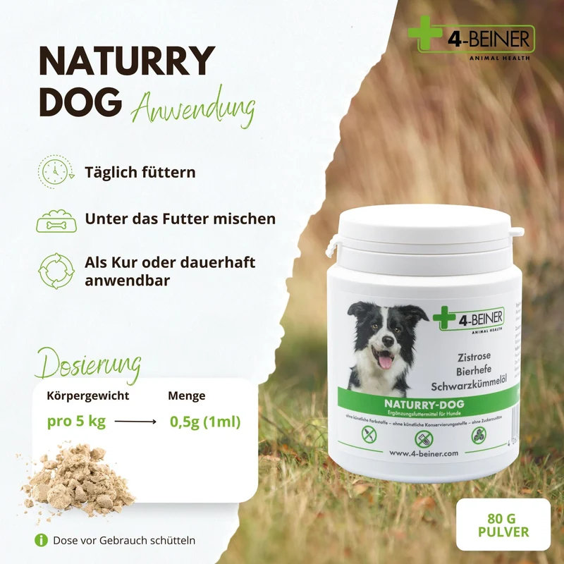 4-Beiner Naturry Dog - 80 Gramm