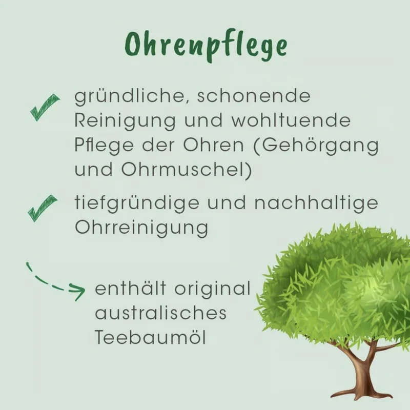 cdVet Ohrenpflege für Hunde – Natürliche Ohrenreinigung mit Teebaumöl gegen Juckreiz, Milben & Entzündungen