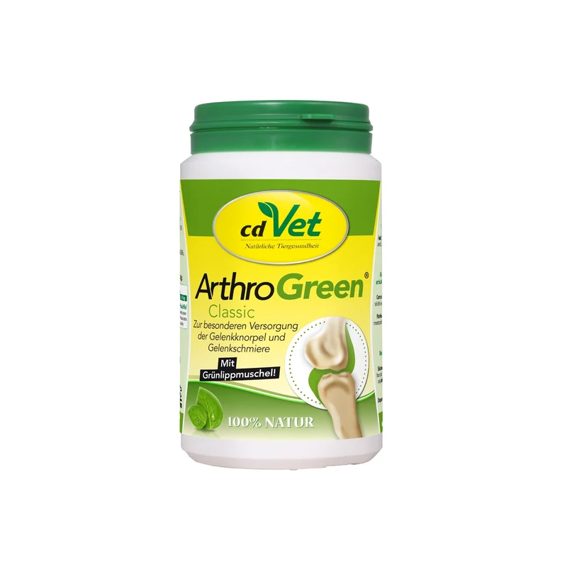 cdVet ArthroGreen Classic – Natürliche Gelenkunterstützung für aktive Hunde mit Grünlippmuschel, Vitaminen & Spurenelementen