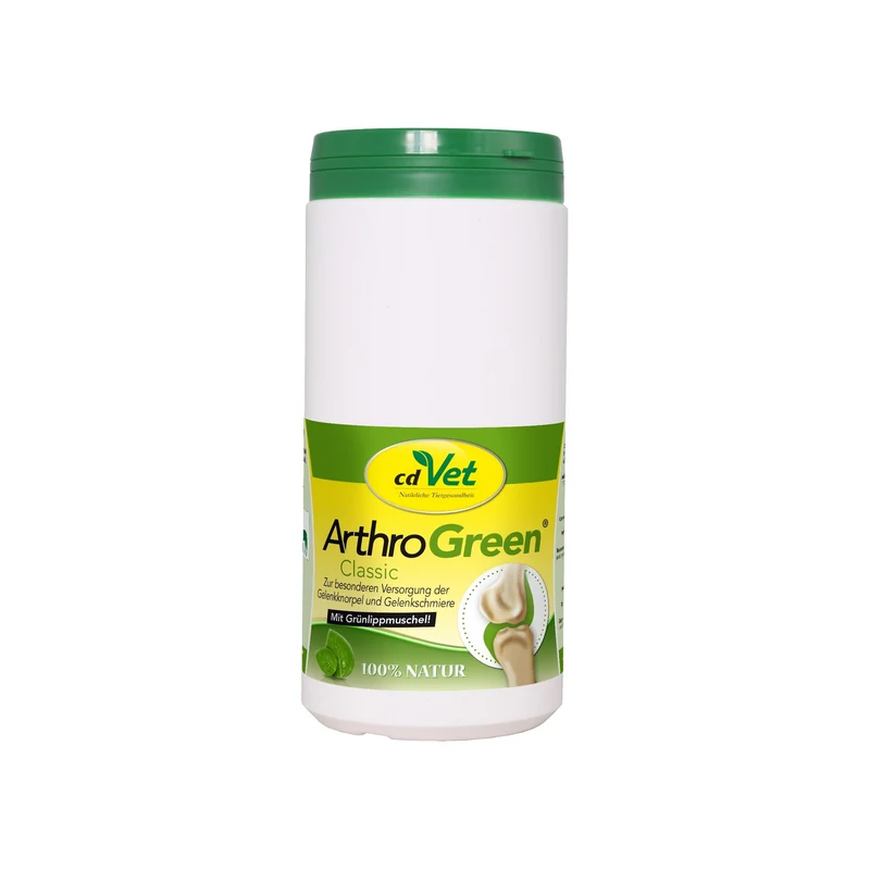 cdVet ArthroGreen Classic – Natürliche Gelenkunterstützung für aktive Hunde mit Grünlippmuschel, Vitaminen & Spurenelementen