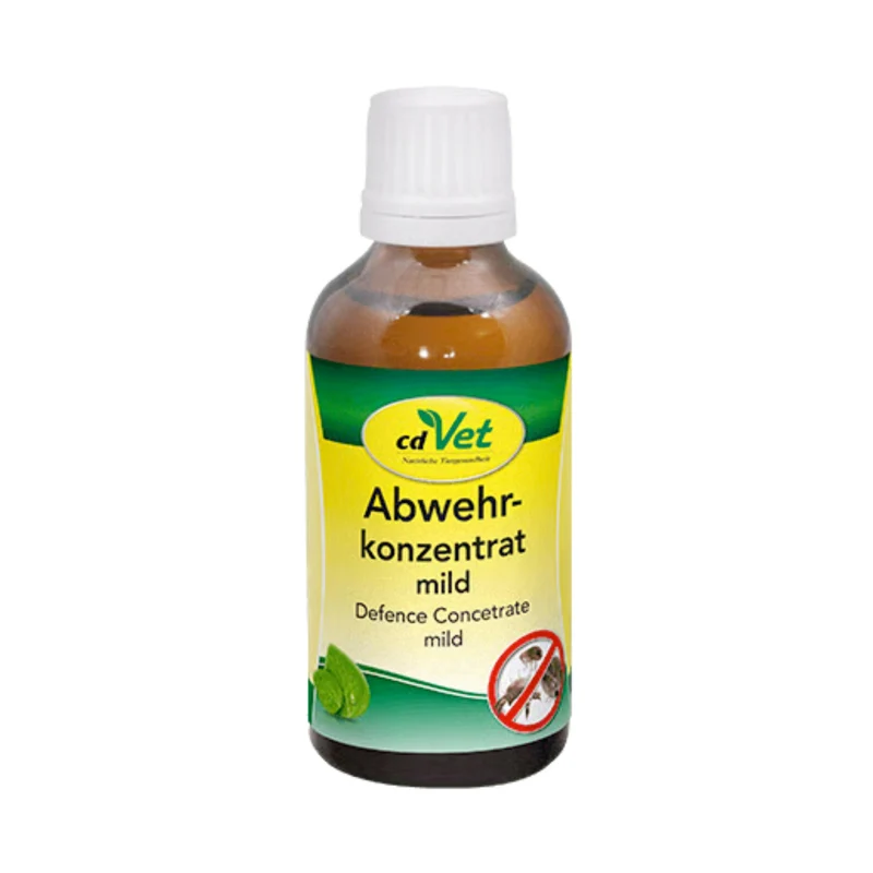 cdVet Abwehrkonzentrat Mild – Natürlicher Zecken- & Flohschutz für Hunde mit ätherischen Ölen, sanft & langanhaltend