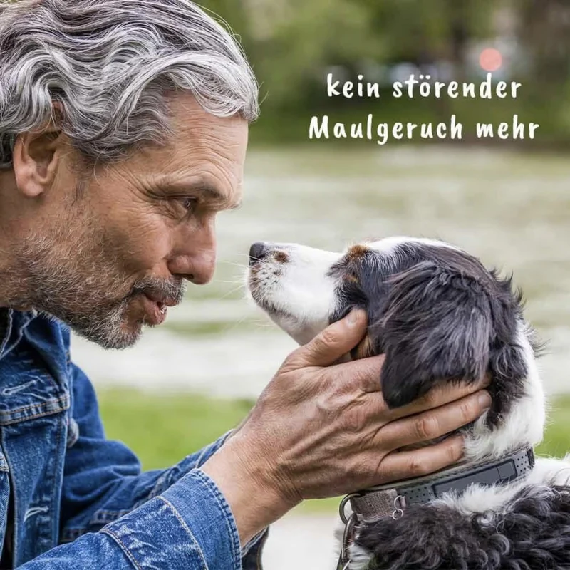 cdVet dentaVet Atemfrisch – Natürliche Lösung gegen Mundgeruch bei Hunden mit Chlorophyll & Kräutern für frischen Atem