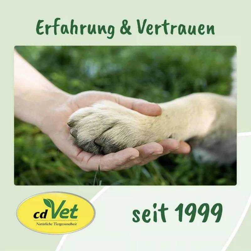 cdVet dentaVet Atemfrisch – Natürliche Lösung gegen Mundgeruch bei Hunden mit Chlorophyll & Kräutern für frischen Atem