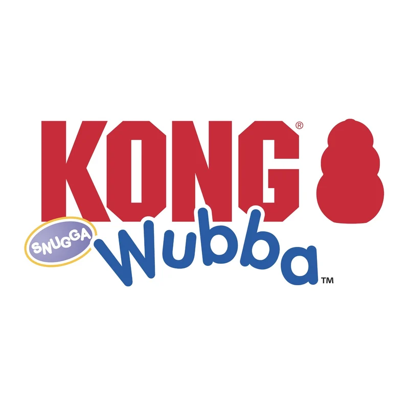 KONG Snugga Wubba – Interaktives Plüsch-Hundespielzeug für sanftes Apportieren, Kuscheln & ruhiges Indoor-Spiel