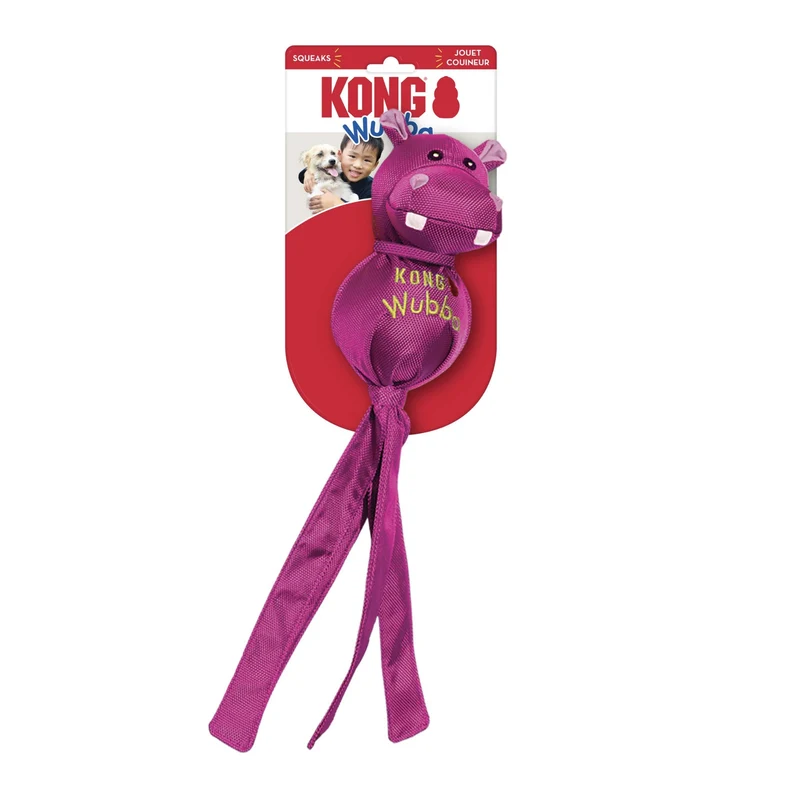 KONG Wubba Friends Ballistic – Hundespielzeug für aktive Hunde | Zerrspiel & Apportieren