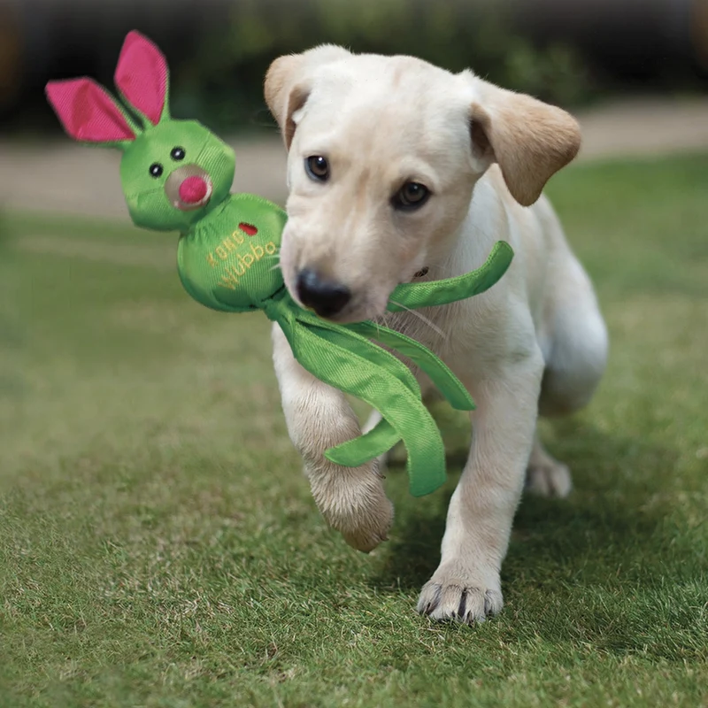 KONG Wubba Friends Ballistic – Hundespielzeug für aktive Hunde | Zerrspiel & Apportieren