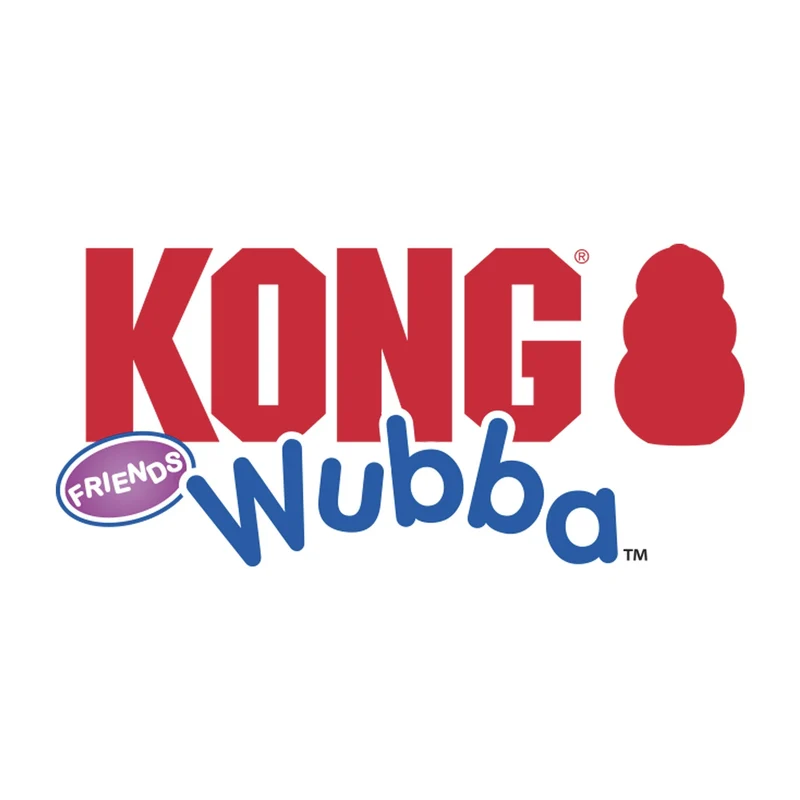 KONG Wubba Friends Ballistic – Hundespielzeug für aktive Hunde | Zerrspiel & Apportieren