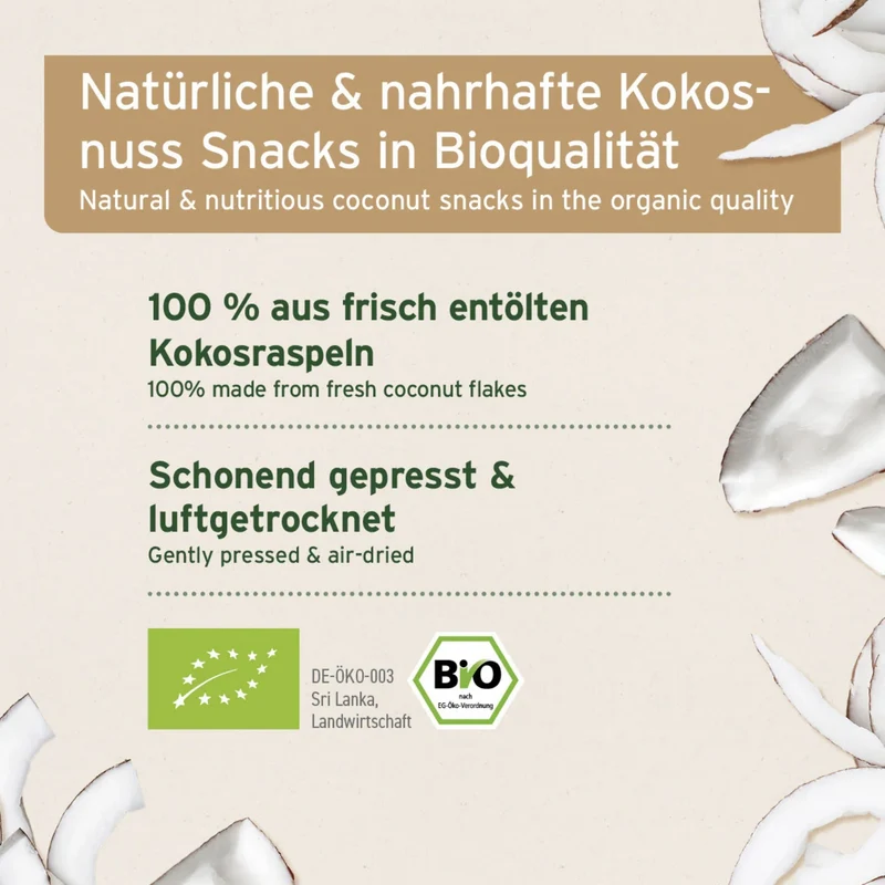 AniForte Bio Kokos-Sticks für Hunde & Pferde – Natürliche, getreidefreie Belohnung mit wertvollen Nährstoffen für gesunde Haut & glänzendes Fell
