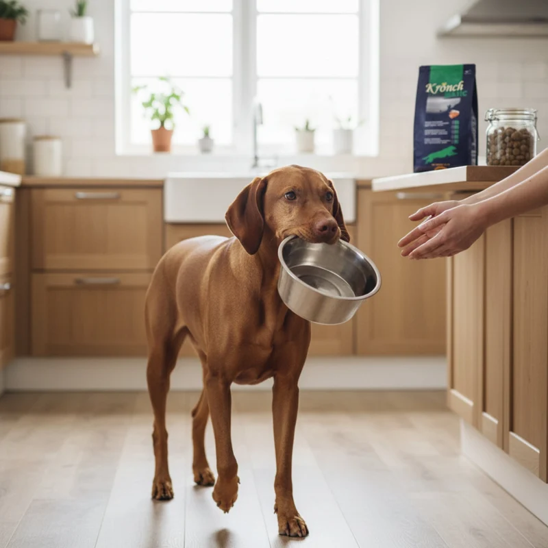 Henne Pet Food Kronch Basic - Premium Trockenfutter für Hunde mit normalem Energiebedarf