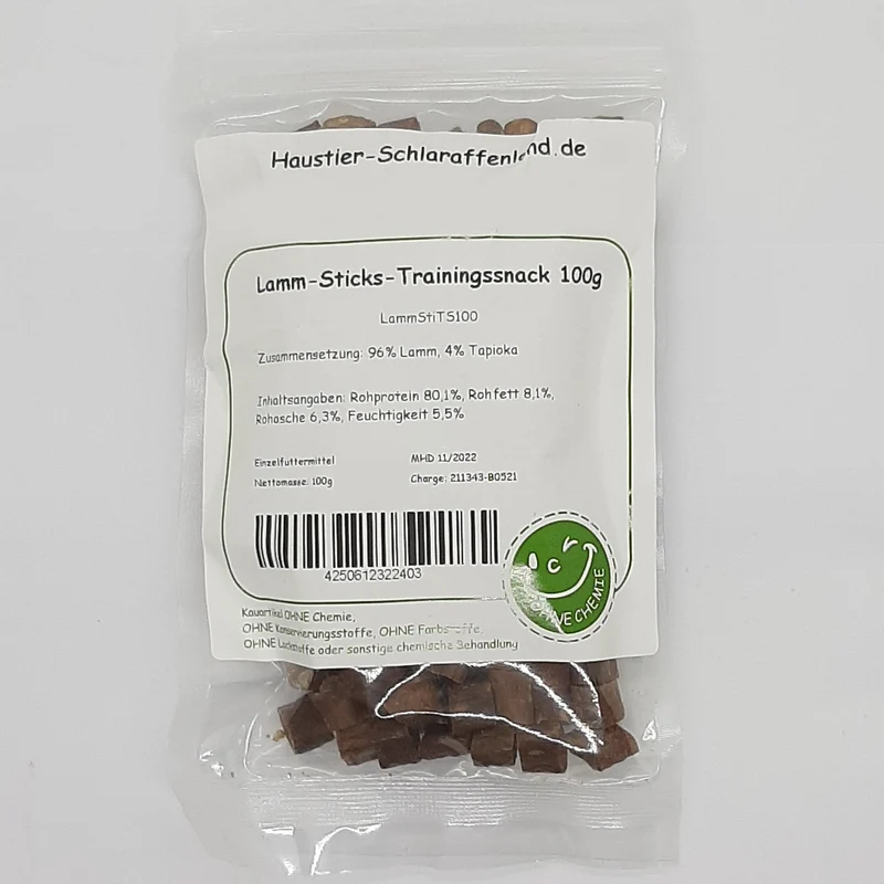 Lamm-Sticks-Trainingssnack