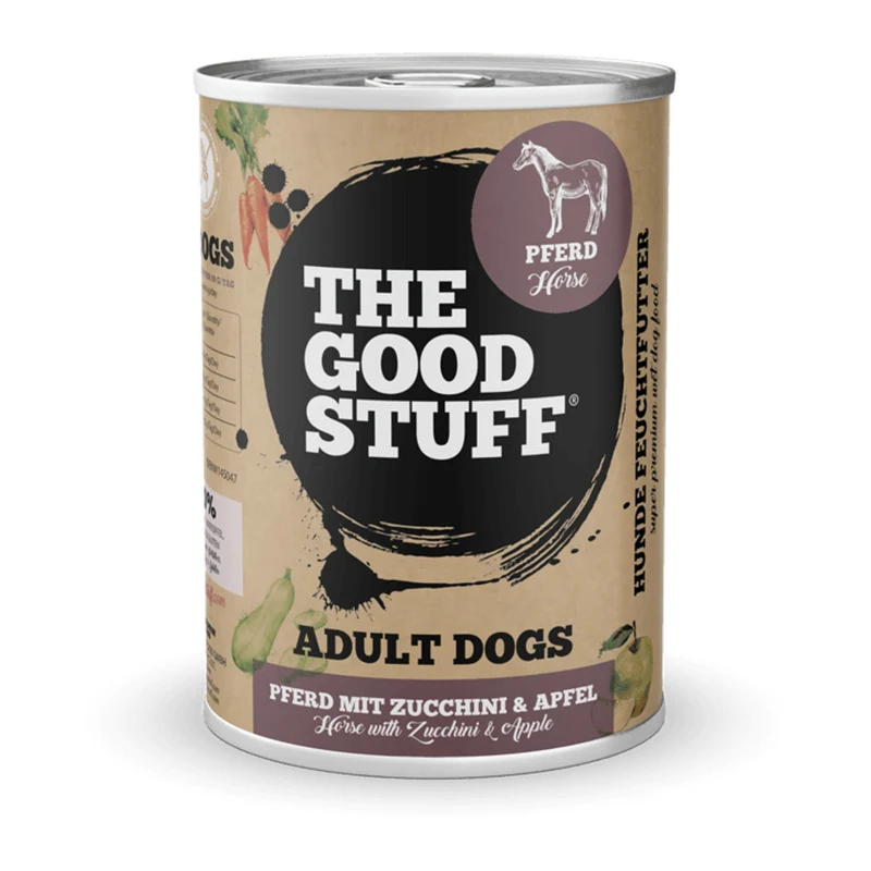 The Goodstuff Nassfutter Pferd – Premium Monoprotein für sensible Hunde, hypoallergen & getreidefrei, natürliche Rezeptur bei Futtermittelallergien