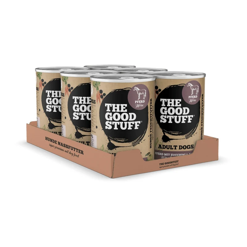 The Goodstuff Nassfutter Pferd – Premium Monoprotein für sensible Hunde, hypoallergen & getreidefrei, natürliche Rezeptur bei Futtermittelallergien
