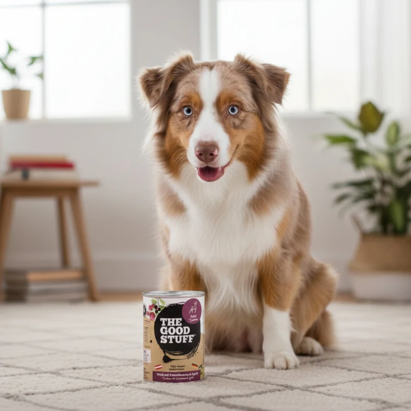 The Goodstuff Hunde Nassfutter Wild mit Preiselbeeren & Apfel – 70% Fleischanteil, getreidefrei, natürlich & gesund für alle Rassen