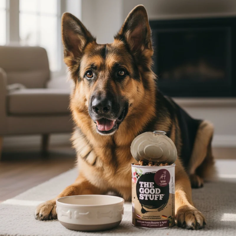 The Goodstuff Hunde Nassfutter Wild mit Preiselbeeren & Apfel – 70% Fleischanteil, getreidefrei, natürlich & gesund für alle Rassen