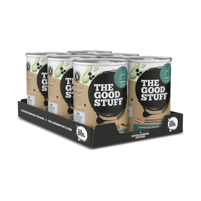 The Goodstuff Premium Lamm-Nassfutter für Hunde – Getreidefrei, leicht verdaulich & mit hohem Fleischanteil für sensible Vierbeiner