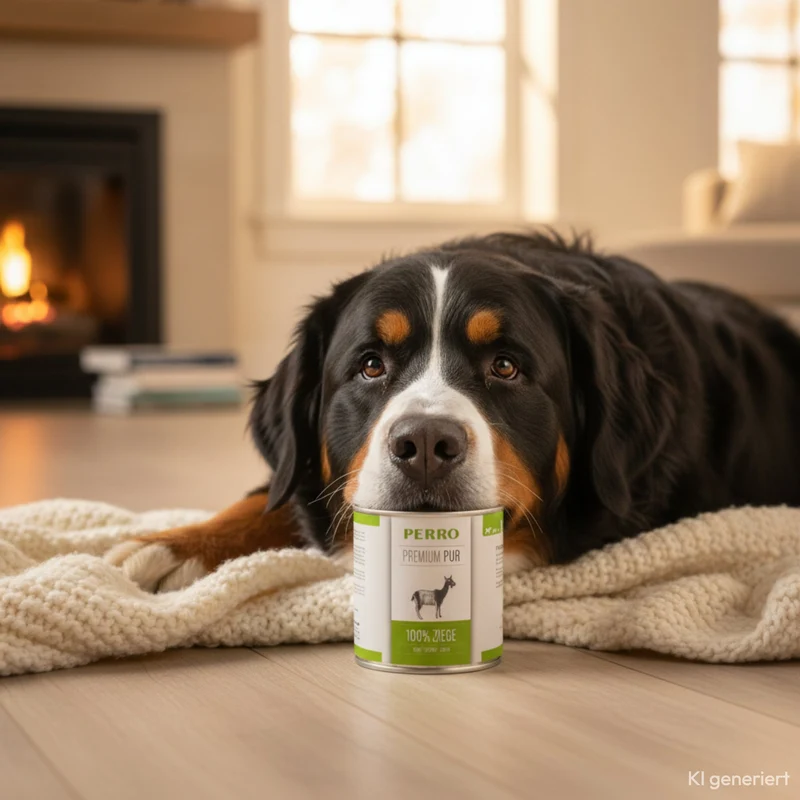 Perro Premium Pur Ziege – Hochwertiges Monoprotein-Nassfutter aus reiner Ziege für sensible Hunde, Allergiker & wählerische Feinschmecker