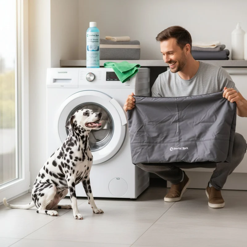 Doctor Bark Wasch- und Pflegemittel mit Premium-Mikrofasertuch – Pflanzliche Spezialformel für langanhaltende Frische, Sauberkeit und Pflege deiner Textilien