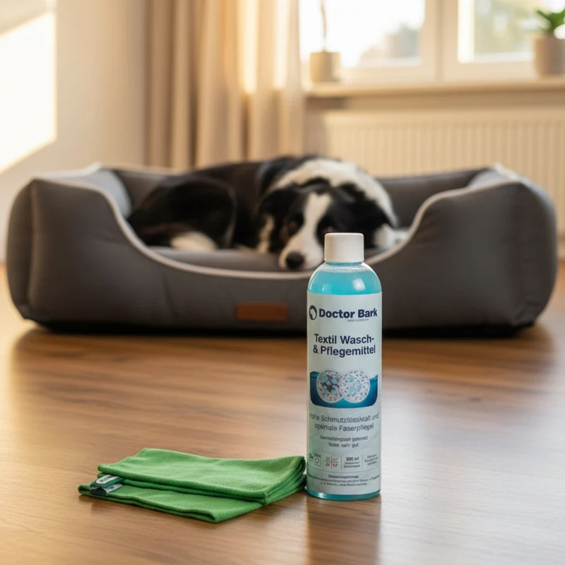 Doctor Bark Wasch- und Pflegemittel mit Premium-Mikrofasertuch – Pflanzliche Spezialformel für langanhaltende Frische, Sauberkeit und Pflege deiner Textilien