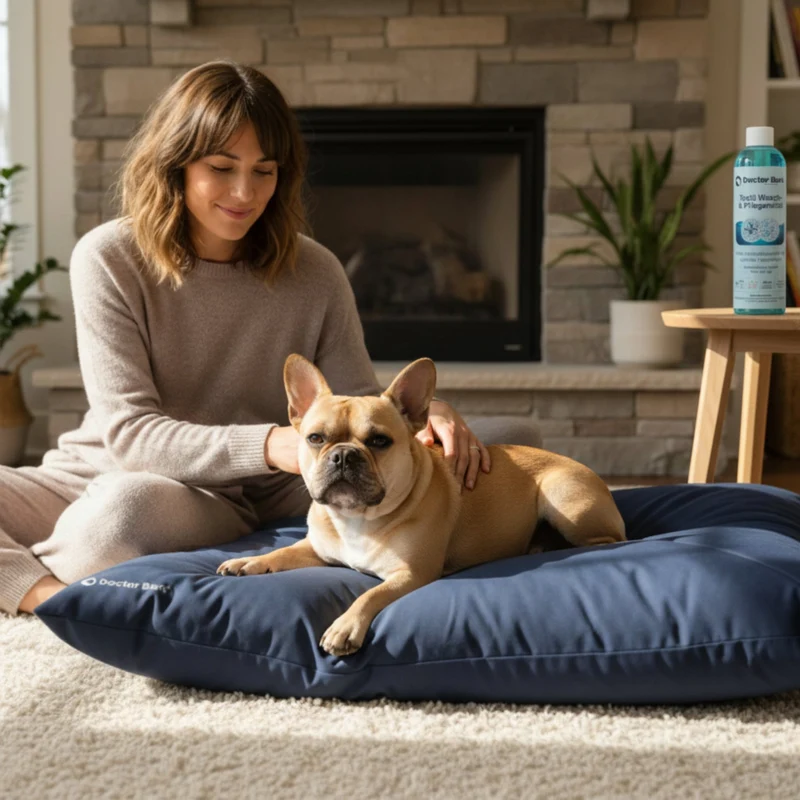 Doctor Bark Textil Wasch- und Pflegemittel – Porentief rein, geruchsfrei & schonend für Hundebetten, Autoschondecken & Heimtextilien