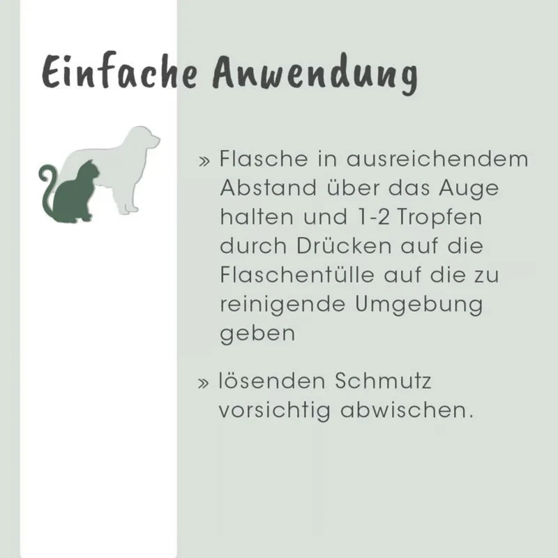 cdVet VeaVet Euphrasia Augenpflege für Hunde & Katzen – Natürliche Lösung bei geröteten, verkrusteten & gereizten Augen mit Augentrost & Rosenwasser