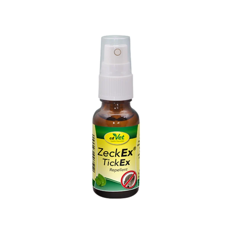 cdVet ZeckEx Spray – Premium Zeckenschutz für Hunde & Katzen | Natürliche Sofortwirkung gegen Zecken & Milben