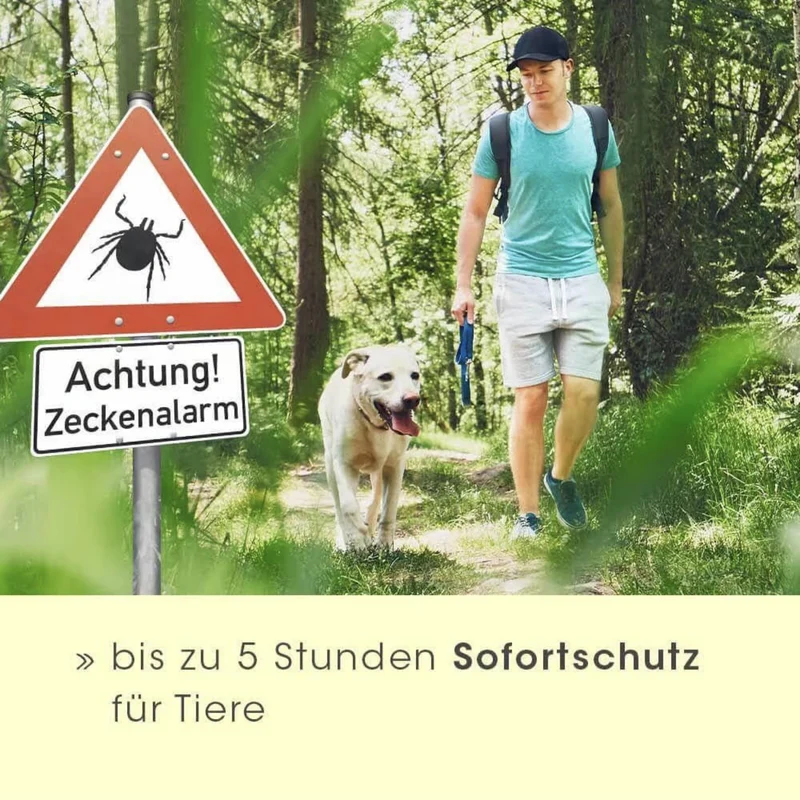cdVet ZeckEx Spray – Premium Zeckenschutz für Hunde & Katzen | Natürliche Sofortwirkung gegen Zecken & Milben