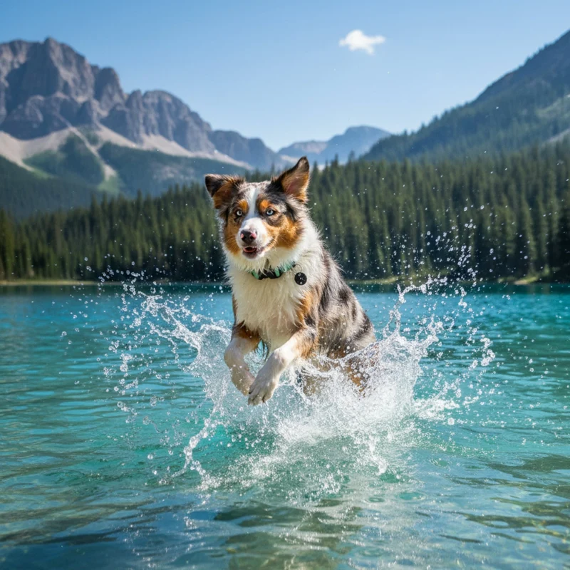 Ruffwear Hi & Light Collar – Ultraleichtes, reflektierendes Hundehalsband für aktive Abenteurer und sportliche Vierbeiner