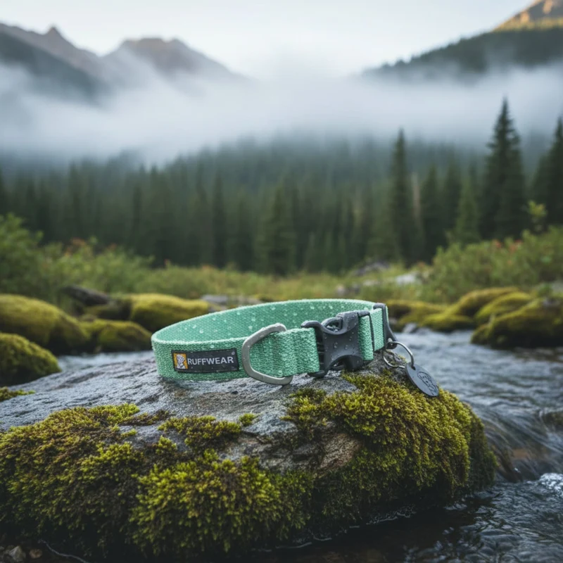 Ruffwear Hi & Light Collar – Ultraleichtes, reflektierendes Hundehalsband für aktive Abenteurer und sportliche Vierbeiner