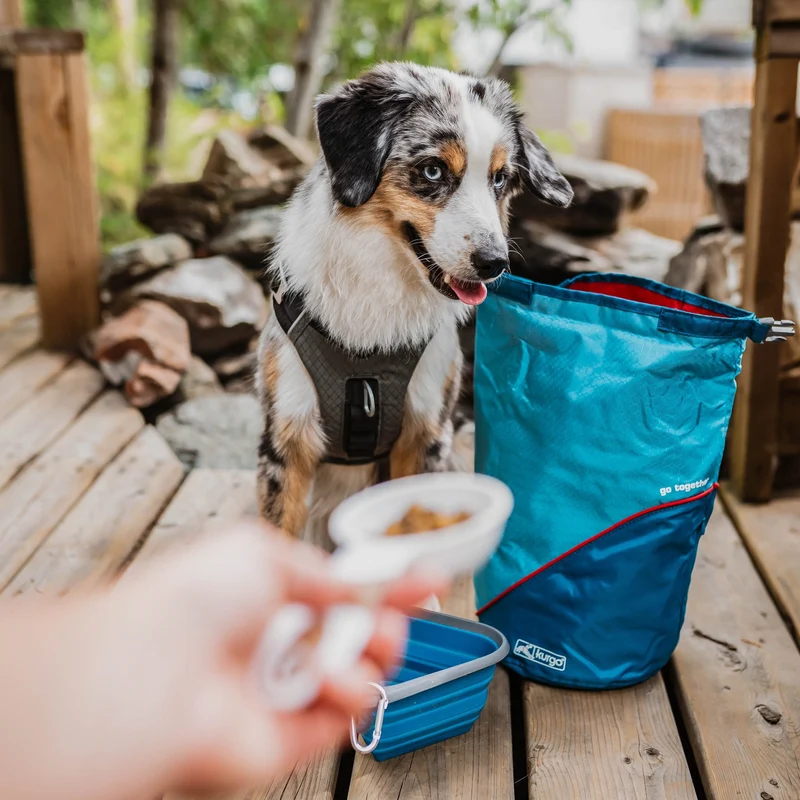 Kurgo Kibble Carrier – Auslaufsicherer Hundefutterbehälter für unterwegs | Perfekt für Reisen, Wandern & Outdoor-Abenteuer mit Hund