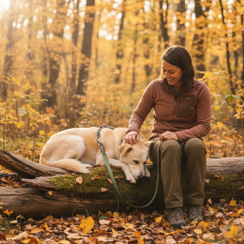 Ruffwear Switchbak Leash Hundeleine – Rutschfester Griff für perfekte Kontrolle bei Nässe, Regen & Schnee | Schulterleine
