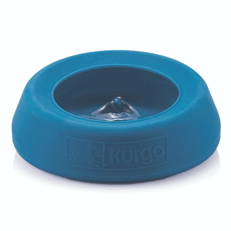 Kurgo Splash Free Wander Water Bowl – Auslaufsicherer Reise-Hundenapf für unterwegs, Auto & Outdoor