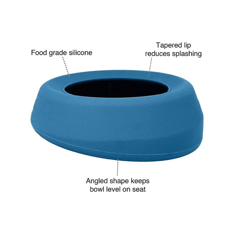 Kurgo Splash Free Wander Water Bowl – Auslaufsicherer Reise-Hundenapf für unterwegs, Auto & Outdoor