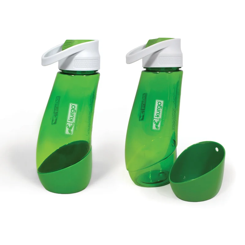 Kurgo Gourd Hundetrinkflasche mit Napf - 2-in-1 Trinkflasche für unterwegs