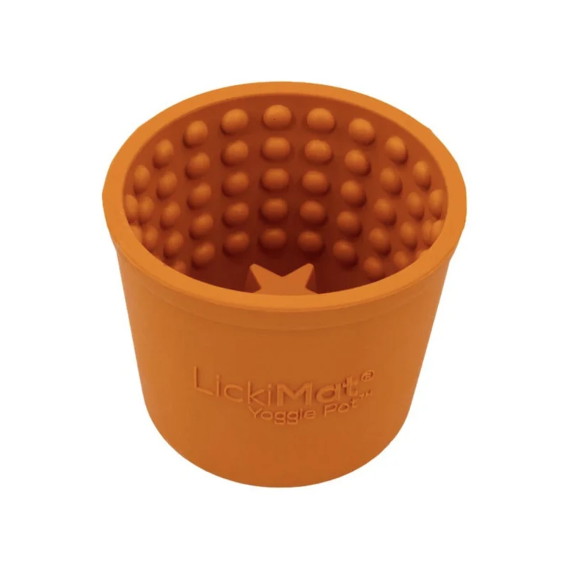 LickiMat Yoggie Pot – Anti-Schling Hundenapf für langsames Fressen & entspanntes Lecken