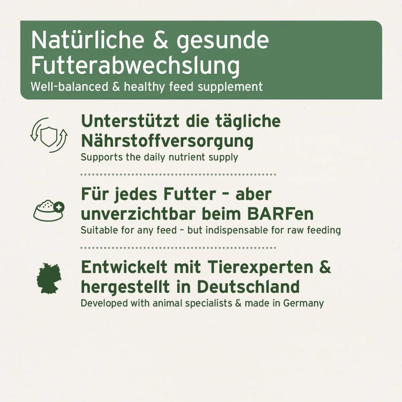AniForte BARF LINE Naturkräuter-Mix – Premium Kräutermischung für natürliche Vitalität & gesunde Verdauung beim Hund