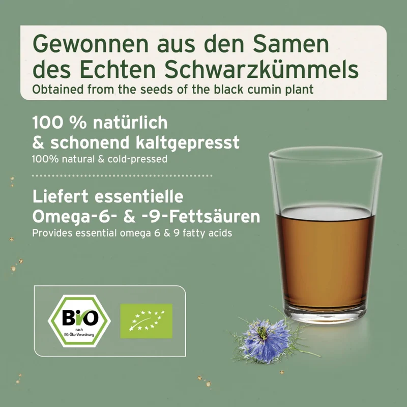 AniForte Ägyptisches Bio Schwarzkümmelöl für Hunde – Natürliche Unterstützung für Immunsystem, Haut & Fell, Verdauung und Vitalität