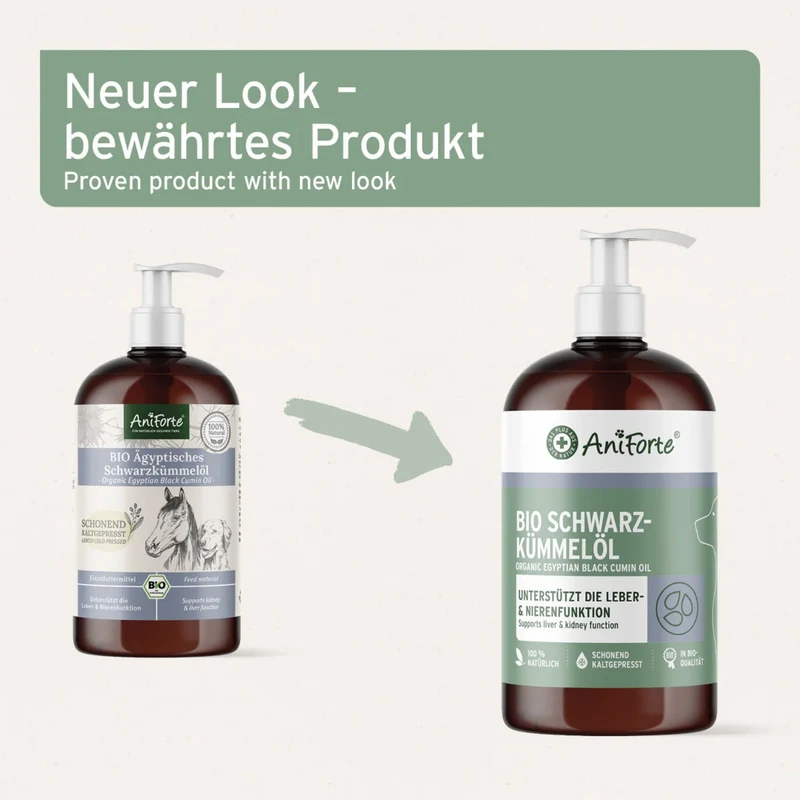 AniForte Ägyptisches Bio Schwarzkümmelöl für Hunde – Natürliche Unterstützung für Immunsystem, Haut & Fell, Verdauung und Vitalität