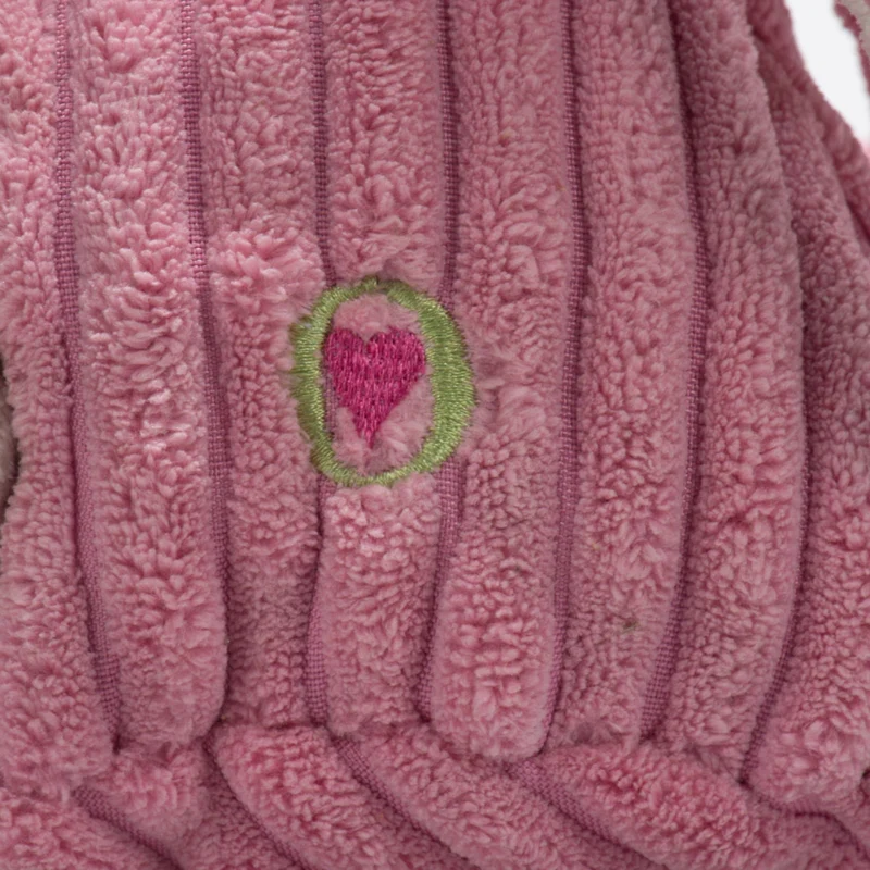 HuggleHounds Bitsy Bunny Knottie – Strapazierfähiges Plüsch-Hundespielzeug mit geknoteten Gliedmaßen für intensive Kausessions und aktives Spielen