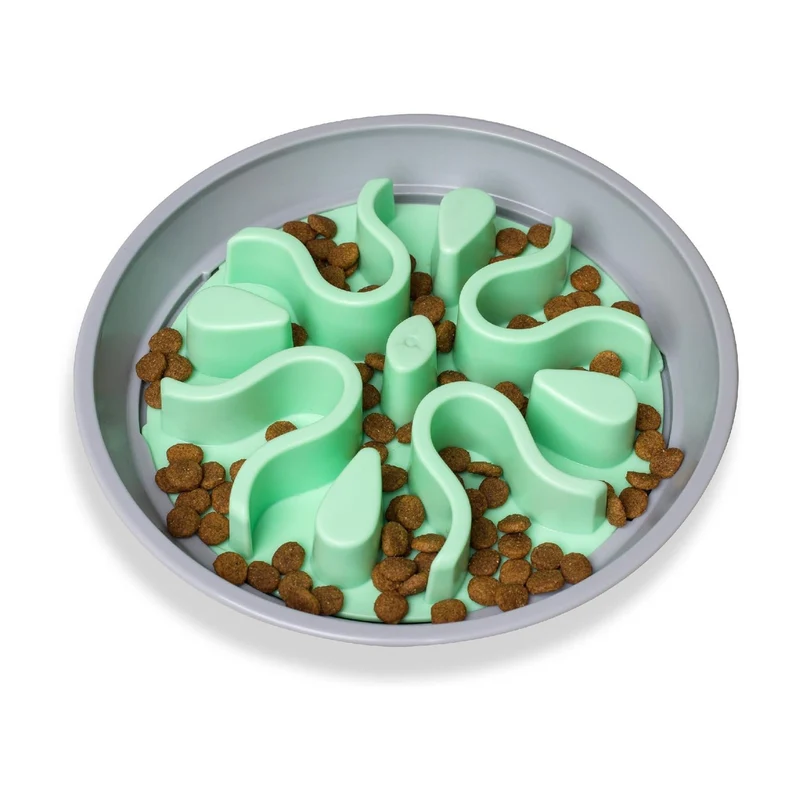 Outward Hound Fun Feeder Wobble Slo-Bowl, Anti-Schling Napf