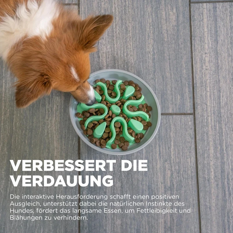 Outward Hound Fun Feeder Wobble Slo-Bowl, Anti-Schling Napf
