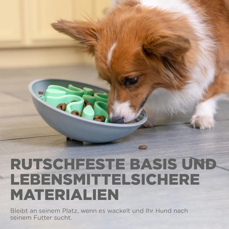 Outward Hound Fun Feeder Wobble Slo-Bowl, Anti-Schling Napf