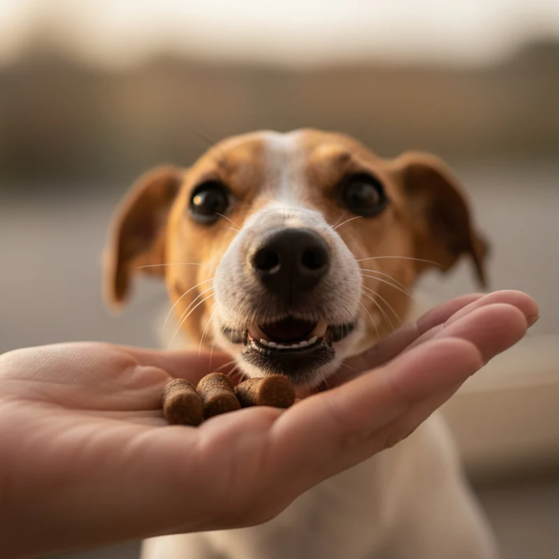Maelson Treatees Soft Hundesnacks mit Ziege – Getreidefreie Premium-Belohnung für sensible Hunde