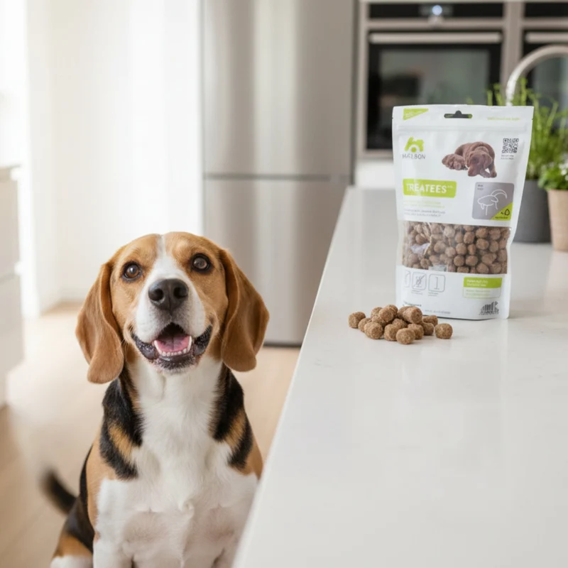 Maelson Treatees Soft Hundesnacks mit Ziege – Getreidefreie Premium-Belohnung für sensible Hunde