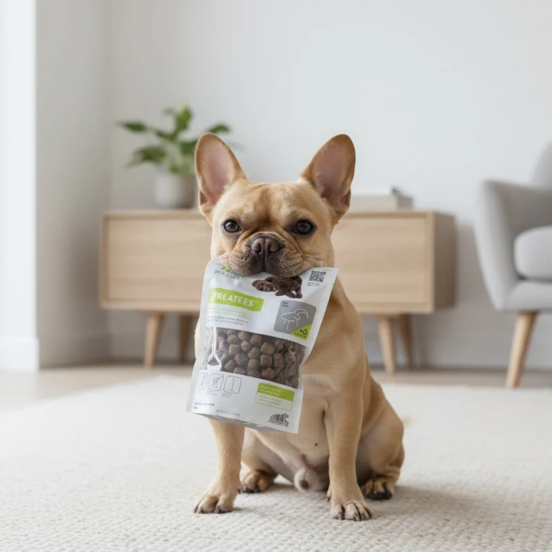 Maelson Treatees Soft Hundesnacks mit Ziege – Getreidefreie Premium-Belohnung für sensible Hunde