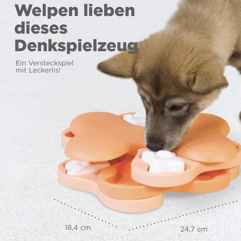 Nina Ottosson Puppy Tornado – Intelligenzspielzeug für Welpen – Level 2 – Fördert spielerisch Intelligenz und beugt Langeweile vor